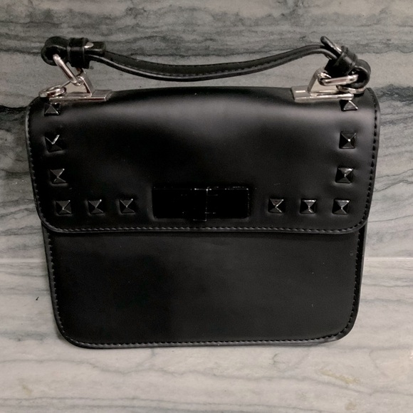 Steve Madden Handbags - Steve Madden Black‎ Studded Crossbody